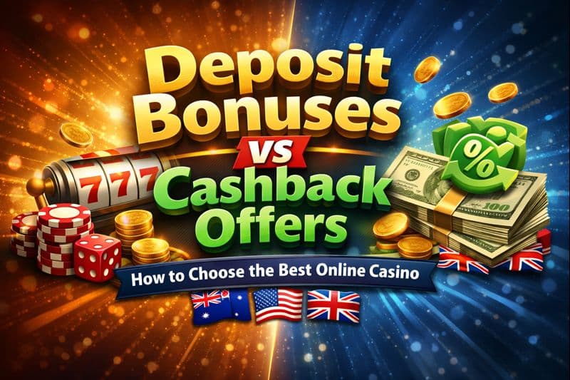 How to Choose the Best Online Casino: Deposit Bonuses vs Cashback Offers
